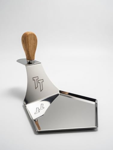 Turbo Trusser Brie Cheese Platter with Serving Knife I Easily Smoke Brie Cheese I Perfect for Smoker Grill & Oven I Dishwasher Safe I Made in USA I 1 Platter