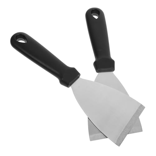 HOLIDYOYO 2 Espátulas Para Pizza Acero Inoxidable Utensilio De Cocina Pp Compacto y Práctico Para