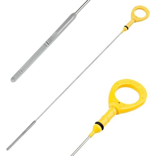 Image of 153010H012 Engine Oil Dipstick Indicator, Compatible with 2002-2006 Toyota Camry, 2002-2006 Toyota Solara Engine Oil Fluid Level Dip Stick, Replace 153010H010, 917-396