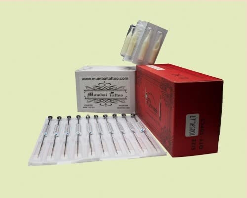 Mumbai Tattoo Katana Premium Red Combo Pack (13RS Needle, 13RT Tip Pack Of 50)-image-11