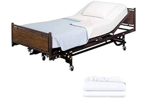 2 Pack Fitted Hospital Bed Sheets: Perfect Comfort for Home Use