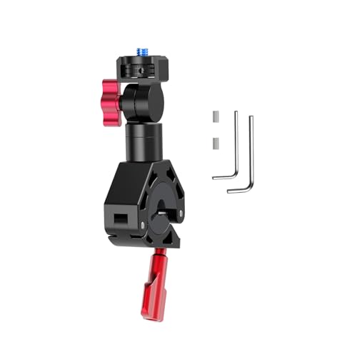 Pince caméra guidon vélo stable pour fixer un appareil photo 1/4