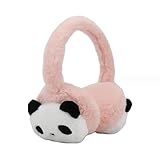 [Moonlove] イヤーウォーマー キッズ 耳当て 冬 イヤーマフ 防寒 保温 パンダ 耳カバー 子供 かわいい 防寒対策 ふわふわ 折り畳み 携帯便利 調整可能 ジュニア アウトドア スポーツ 通学 通園 防寒保温 防風 男女兼用