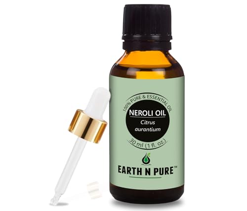 Image of Earth N Pure Neroli Essential Oil 100% Pure & Natural for Skin Care & Aromatherapy - Neroli Oil for Face, Perfume, Diffuser, Massage, Candle & Soap Making - Premium Floral Fragrance Oil- 30ml