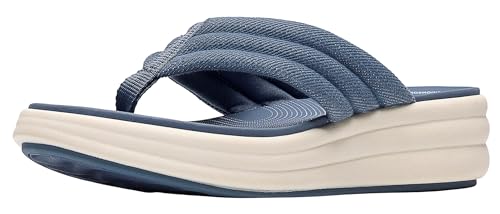 Clarks ���f�B�[�X Drift Carmen Cloudsteppers �r�[�`�T���_��, �u���[�O���[�e�L�X�^�C��, 9 Wide