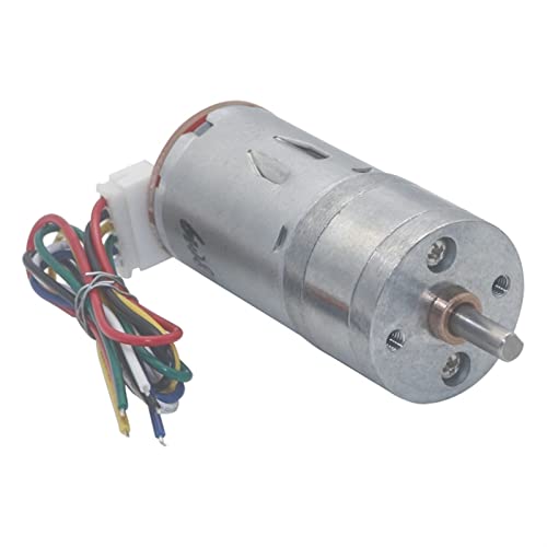 modle Science 12v DC Rc �J�[ �~�j���[�^�[�A�d�C���f�� ���[�^�[�AJGA25-370 �M���[�h ���[�^�[�A50×24mm�A���{�b�g�A�J���� ���b�J�[�A�|���v ���{�b�g�p ZFUGEDRLI (Color : 24v, Size : 