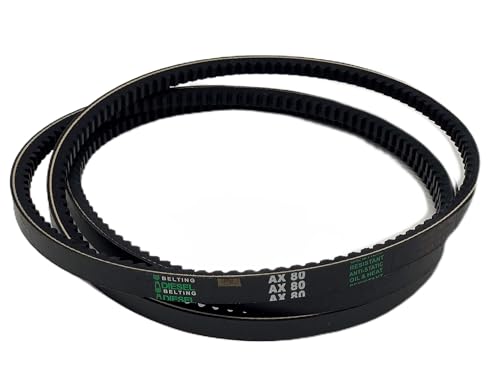 AX80 Classic Cogged V-Belt 1/2 x 82in Outside Circumference