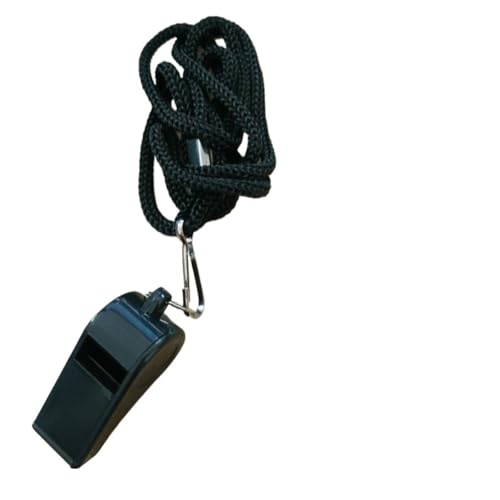 Silbato de árbitro negro para deportes miniatura 4