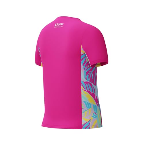 Image of Speedo Girls' Uv Swim Shirt Short Sleeve Printed Rashguard
