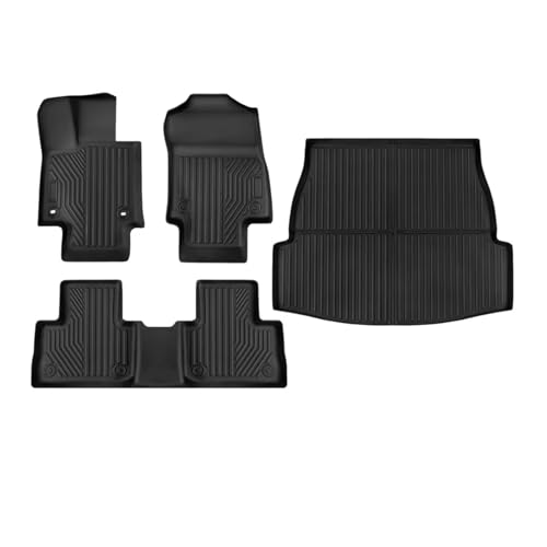 Tapis de sol TPE pour RAV4 Hybride 2019-2025 | Jeu complet protection coffre toutes saisons