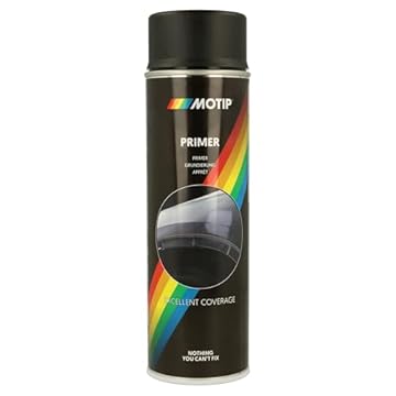Motip M04052 Primer Spray - Black - 500 ml
