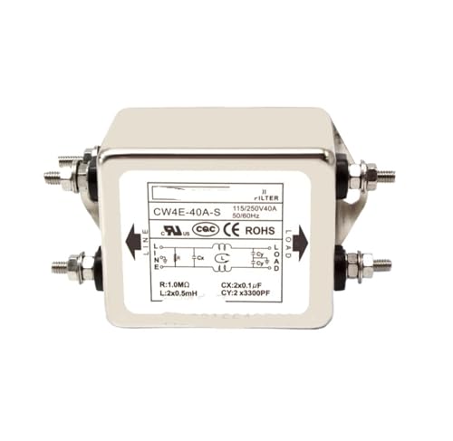 Filtro antiinterferencias industrial CW4E-40A-S con bornes de tornillo