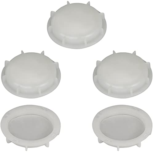 2inch IBC Tote Valve Dust Cap Water Tote Cover Lid Cap Fine Female Thread 58mm ID 5Pieces