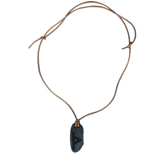 Preisvergleich Produktbild Wolfszeit Runenkette mit der Rune Thurisaz aus Horn