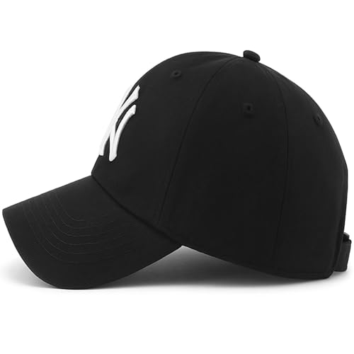 Gorra New York unisex ajustable en algodón negro miniatura 6