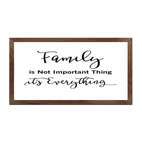 Panneau en bois Family Is Not Important cadeau idéal pour pendaison de crémaillère