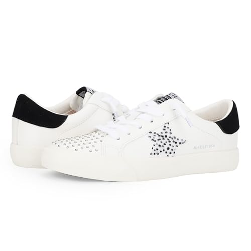 Image of VINTAGE HAVANA Grande Women's Fashion Sneakers | Star Tennis Shoes Womens | Low Top Slip On | Walking Comfortable Casual