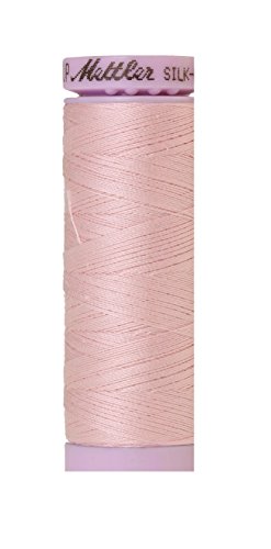 Mettler Silk-Finish 50 Weight Solid Cotton Thread, 164 yd/150m, Parfait Pink