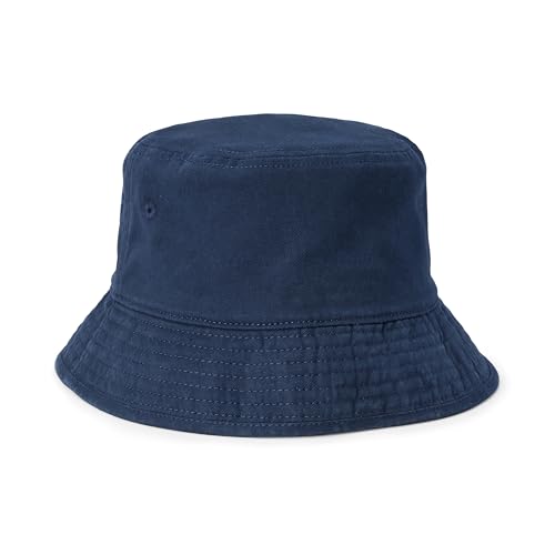 Amazon Essentials Mens Washed Cotton Bucket Hat with Air Eyelets Navy Large-X-Large
