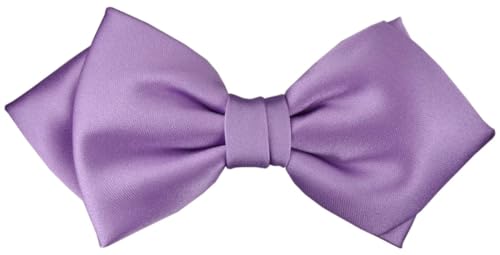 TigerTie - Pajarita en dunkles lila monocromo + caja