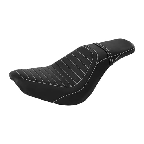 BHYYDS Für Harley Deluxe Softail Slim Street Bob Heritage Classic 2018–2025 Motorrad Sitzkissen Für Fahrer Und Beifahrer Motorrad Sitz(B)