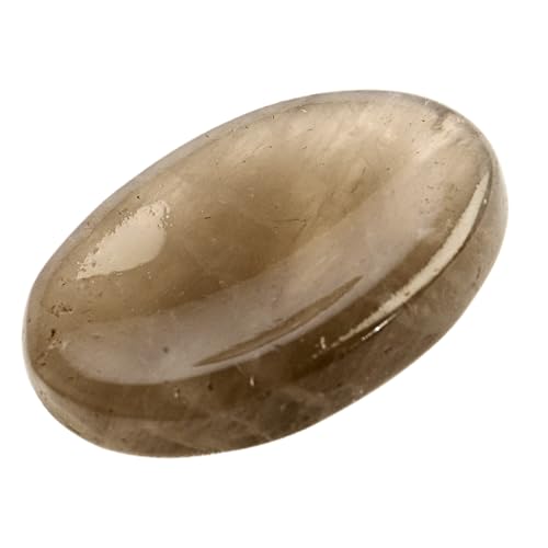 Anaya Agate Smoky Quartz Worry Stone