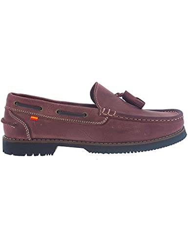 La Valenciana Zapatos náuticos Tipo Apache Unisex Montijo Burdeos - Color - Burdeos, Talla - 34 La Valenciana Zapatos náuticos Tipo Apache Unisex Montijo Burdeos - Color - Burdeos, Talla - 34