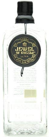 JEWEL OF RUSSIA Ultra Black Label Vodka, 1 LT