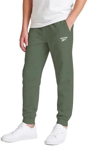 Reebok Boys Fleece Joggers with Elastic Waist & Pockets for Sports & Play