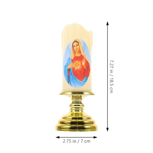 Velas LED sin Llama para Oración MAGICLULU de Plástico Durable a Pilas 2