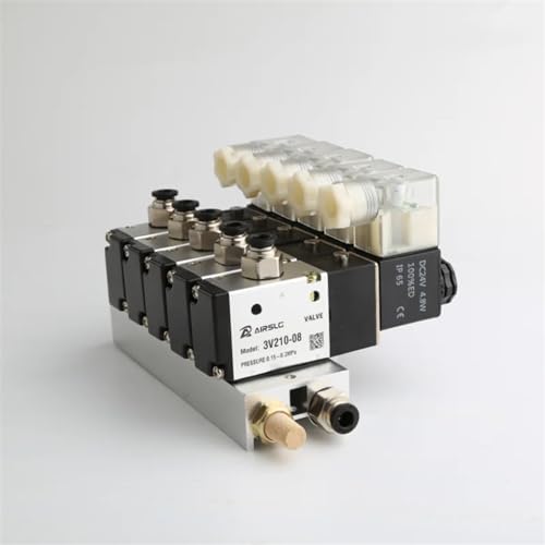 Bloc d'électrovanne normalement fermé 3V310-10-NC CC 12V collecteur 10 voies - 7