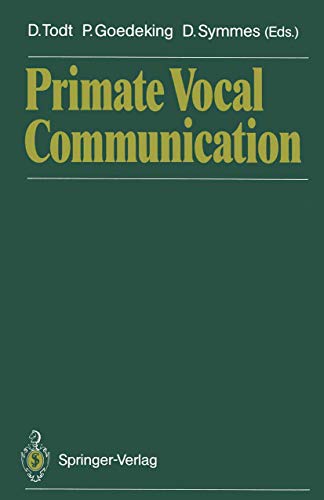 Primate Vocal Communication view 2
