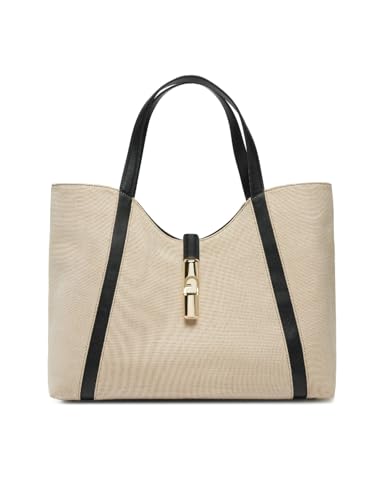 Furla Bolso al hombro Gota Natural Negro XL...