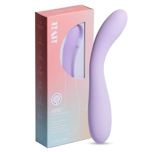 Ava ARC G-Spot Vibrator | 100% Waterproof Body Safe Silicone | The only Sex Toy You Will Ever Need! | Clitioral Adult Sex Toys & Finger Vibrators | Rechargable Vibrators for Women by Women - Purple