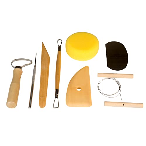 Major Brushes Pottery Clay Modeling Tool Set - 8 Pcs