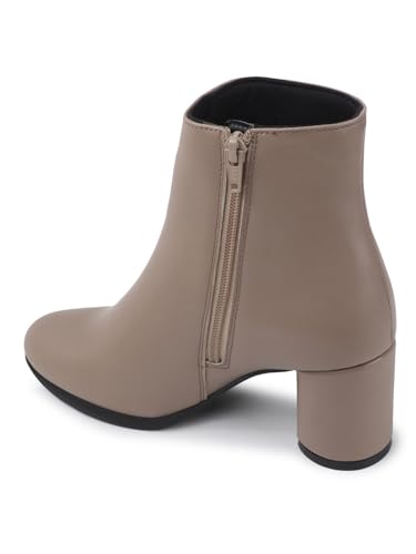 Image of ELLE Women's Stylish Ankle Boots with Block Heel
