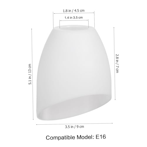 Image of BESPORTBLE 5pcs Horseshoe Design Lampshade Versatile Frosted Lamp Cover for Table Floor Lamps Chic Home Decor for Living Room Room