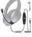 Produktbild LovMic Abnehmbares Boom-Mikrofonkabel für Bose QuietComfort 35 & Quiet Comfort 35 II Kopfhörer, Gaming-Mikrofon mit Lautstärkeregler & Stummschalter für PC, Laptop, PS4 PS5 Xbox One Controller