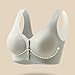 Front Closure Bras for Women 2025 Push Up Full Coverage Wireless Bras Fashion Soft Solid Everyday Bra Green