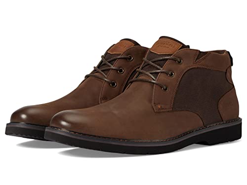 Image of Nunn Bush Denali Plain Toe Chukka Brown Crazy Horse 8 W (EE)