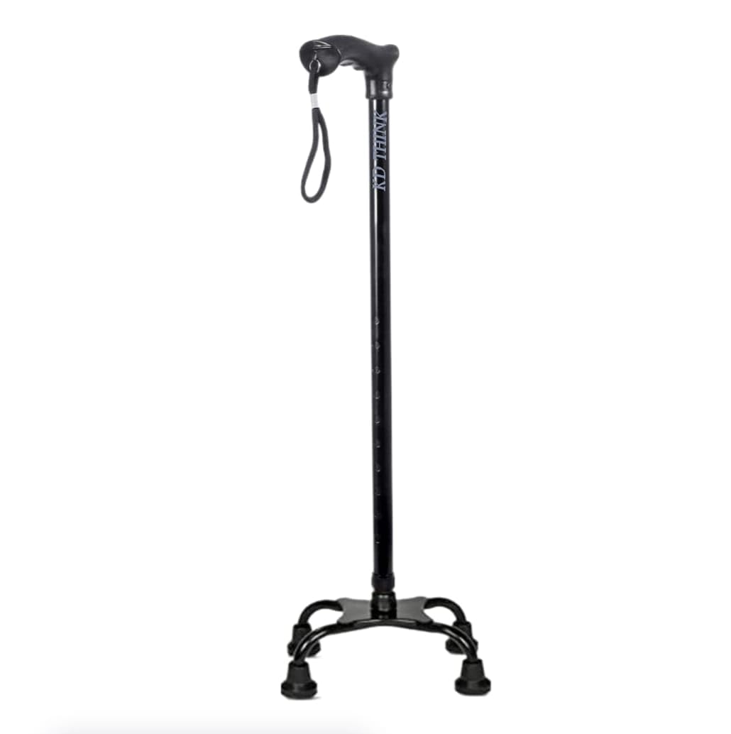 Walking Stick 4 Leg Non-Slip Grip Handle for Men & Women,Adjustable Hight Walking Cane Base for l for Senior Citizen,Old,Light Weight Medical Walking (Z Black) (B0CJQ5T28N) Amazon Price History, Amazon Price Tracker