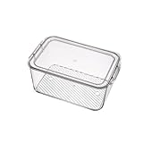 LIXSAZSE Breiter Eisformkasten zur Herstellung gesunder und erfrischender Eiswürfel. Praktischer ABS Eiswürfelbereiter, Aufbewahrungsbox, Eieraufbewahrung