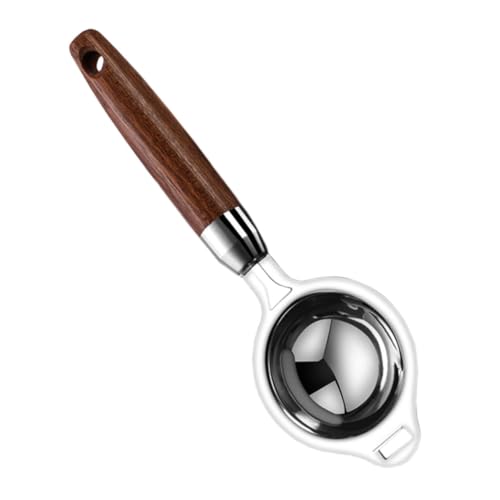 Unomor 1Pc Egg Separator Yolk Divider for White Separation Space Saving Design Elegant Arc Shape Kitchen Essential Tool for Cooking and Baking