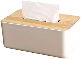 Tissue Box Holders, Tissue Box Cover Wooden Cover Napkin Holder Wooden Facial Tissue Box Tissue Dispenser for Home Office Car Tissue Cover