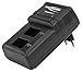 ANSMANN Cargador Powerline 2 de baterías recargables Ni-MH - Para pilas de petaca de 9V - Con 2 ranuras - Carga pilas por separado