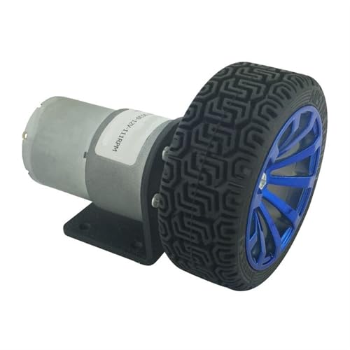 Moteur à engrenages CC JGB37-3530TC 12V 20RPM avec support d'accouplement pour voiture intelligente