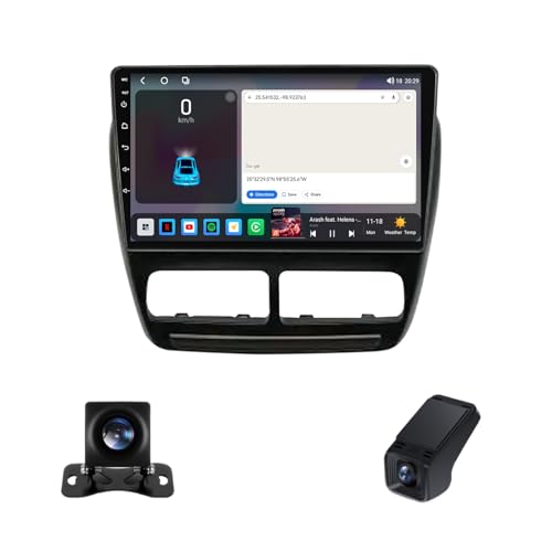 L'autoradio Android Auto si integra perfettamente con il volante, consentendoti di controllare il sistema audio in modo facile e sicuro durante la guida. Telecamera per la visione notturna, immagini di retromarcia più chiare, assistenza al parcheggio. Commutazione automatica dell'immagine di retromarcia durante la retromarcia.