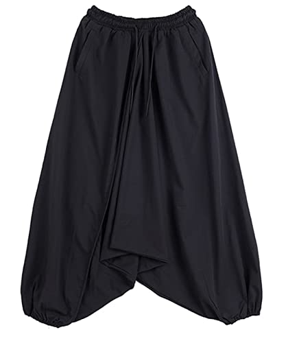 Pantalón estilo kimono japonés Harajuku holgado y transpirable 5