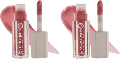 Image of Colors Queen Lip Luminizer Gloss | Non-Sticky & High Shine Glossy Finish | Gives Fuller Lip Effect & Extra Hydration | Long Lasting Lip Gloss for Women Enriched with Shea Butter (Vintage, 9ml)