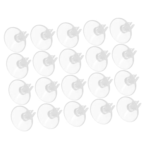 VILLCASE 20pcs Mini Cup Holders Clear Light Hooks for Outdoor Holiday Decoration Reusable Clips for String Lights Bathroom Use Easy Installation